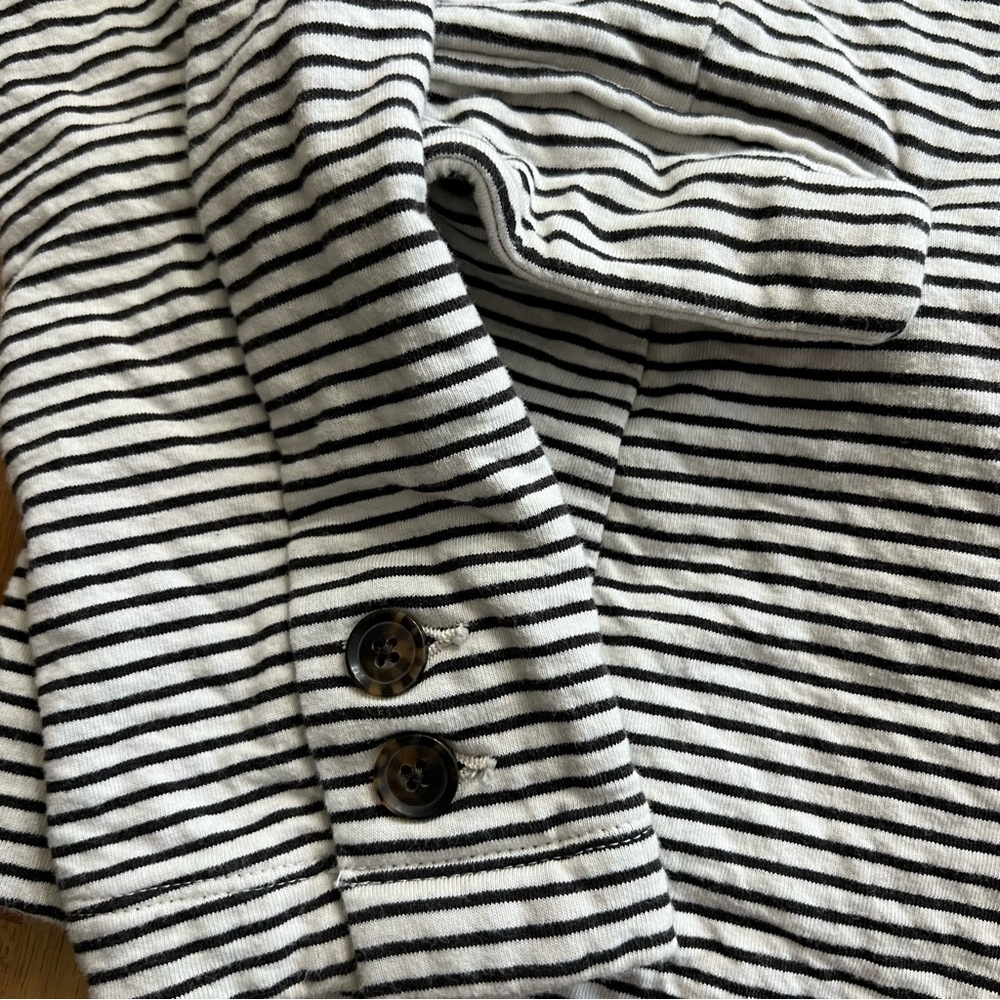 Banana Republic Striped Blazer Jacket Women’s Medium - Picture 4 of 5
